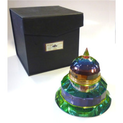 Parfum Musc d'Or "Al-Quds" bouteille en cristal sous forme du dôme du Rocher - Hommes