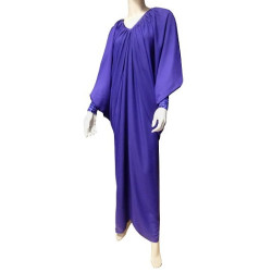 Robe Abaya modèle papillon - Taille standard - Aubergine