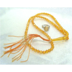 Pack Sebha et bague assortie de couleur orange