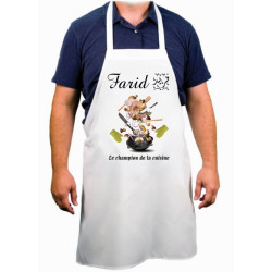 Tablier de cuisine personnalisable à votre choix (pour femme ou homme) - Master Chef...