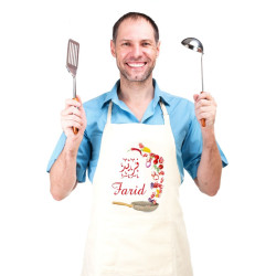 Tablier de cuisine personnalisable à votre choix (pour femme ou homme) - Master Chef...