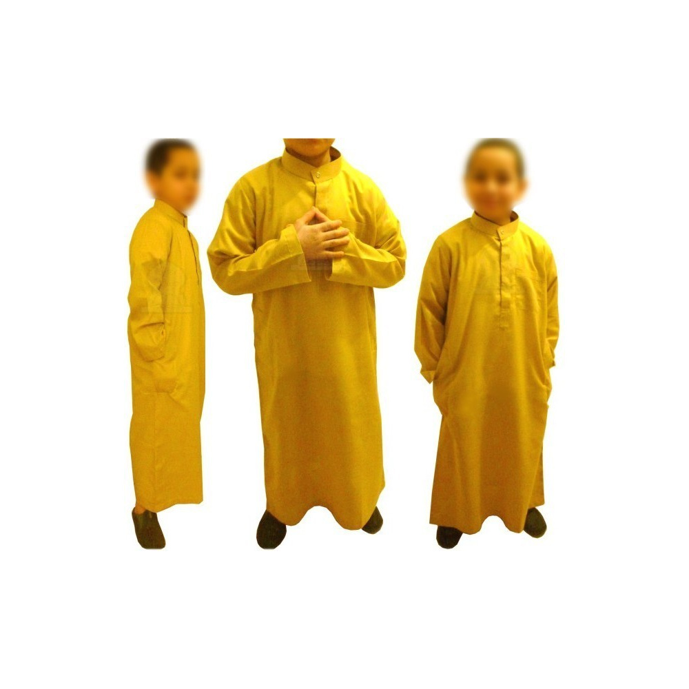 Tenue De Prière Musulmane (Qamis/Djellaba) - 2 Pièces Homme - Coton Confortable - Pour Prière, Eid, Mariage - Vert Et Autres Coloris
