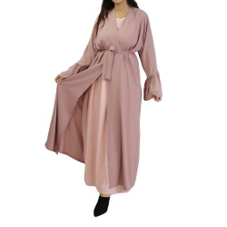 Kimono with flared sleeves - Color Old Pink