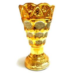 Encensoir en porcelaine doré