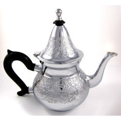 Théière chromée (12 tasses)