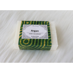 Savon enrichi à l'huile d'argan sans colorant