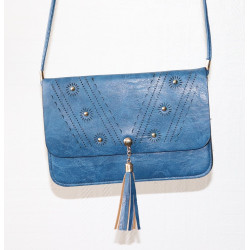 Sac à main pour femme - Pochette - Couleur bleu