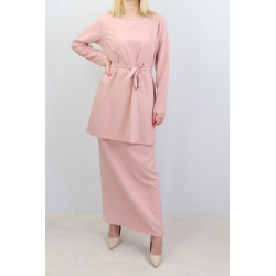 Ensemble Amelia d'Amelis - Couleur rose clair