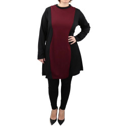Tunique bi-color pour femme (Plusieurs couleurs disponibles)