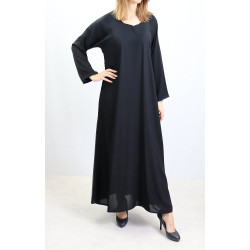 Robe Abaya Simple fabriqué aux Emirats Arabes Unis (Plusieurs couleurs disponibles)