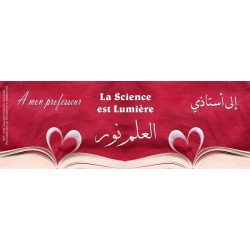 Mug "A mon professeur - La science est Lumière"