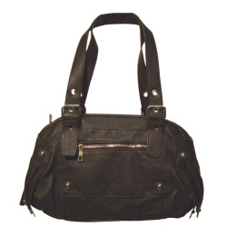Sac à main noir + Cadeau à emporter dans son sac