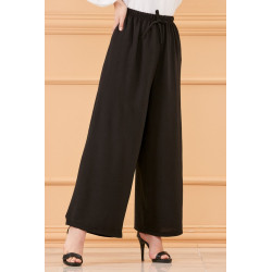 Pantalon ample pour femme (Vêtement hijab et Mode Musulmane) - Couleur noir