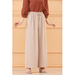 Pantalon ample pour femme (Vêtement hijab et Mode Musulmane) - Couleur sable