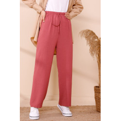 Pantalon décontracté pour femme - Couleur vieux rose