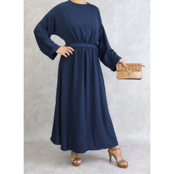 Long and loose dress - Color Navy blue