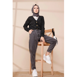 Gilet Cardigan pour femme - Couleur noir