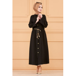 Casual dress with integrated seatbelt for women (Boutique en ligne Mode Modeste & Hijab...