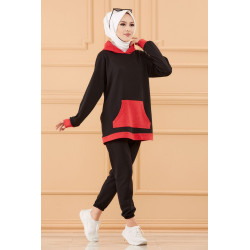 Ensemble survêtement décontracté (Vêtement de sport pour femme voilée) - Tunique...