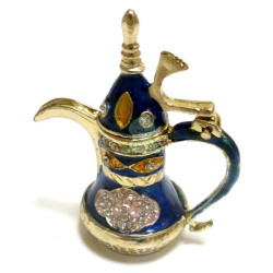 Petite théière décorative des milles et une nuits (bleue)