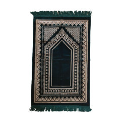 Tapis de prière de qualité (sajjada) en velours fabriqué en Turquie