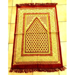 Tapis de prière en velours de qualité supérieure - سجادة الصلاة
