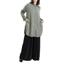 Chemise mi-longue toutes saisons (plusieurs couleurs disponibles)