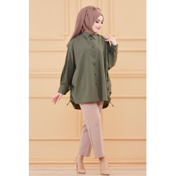 Full window dressing for women (Hijab Sytle 2022) - Color khaki