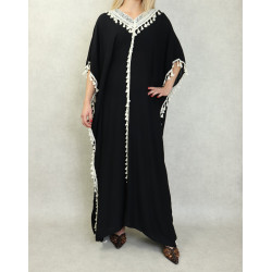 Robe papillon style oriental pour la maison et l'été (Robes extra-large et grande...