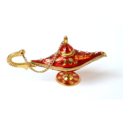 Lampe merveilleuse d'Aladin avec boite cadeau - plusieurs couleurs disponibles