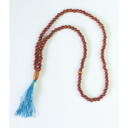 Chapelet Misbaha 99 grains en plastique imitation bois - 26cm