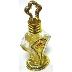 Perfume Musc d' Or "Musk Tahara" in large golden bottle-Pink gift box-For women