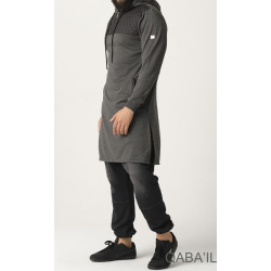 Qamis Court MYTIK Qaba'il - Couleur Gris
