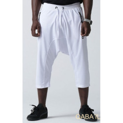 Sarouel Pantacourt Léger Qaba’il (jogging léger) - Couleur blanc