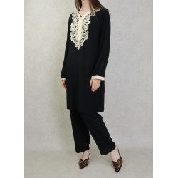 Ensemble Jabador chic pour femme, Collection 2021-Color Black