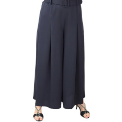 Culottes with pleated waist and belt (Several colors available)