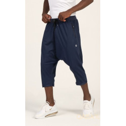 Sarouel Pantacourt Léger Qaba'il-Colour blue indigo