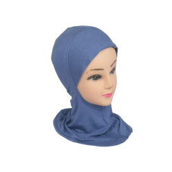 Hijab cagoule une pièce de couleur bleu clair