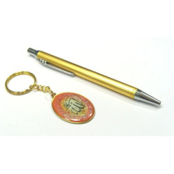 Lot : stylo avec porte clé islamique