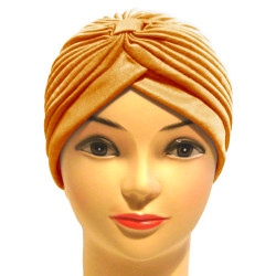 Beige Egyptian style beanie
