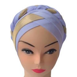 Woman's crossroad hijab-Color White