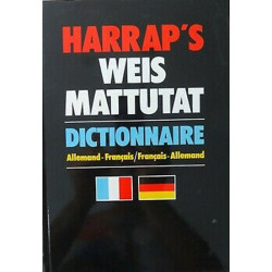 Harrap's Weis Mattutat Dictionnaire Allemand-Français/Français-Allemand