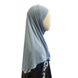 Hijab to be buried for little girl-Color Grey