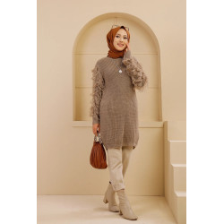Candail-Woman's Ricot-Beige Color (mink)