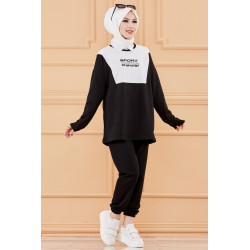 Ensemble sport - Couleur noir et blanc