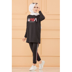 "NASA" embroidered clothing set for women (Hijab Sports held-Online Boutique) -...