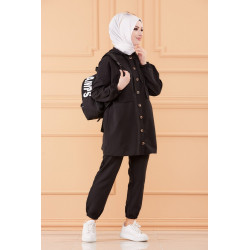 Ensemble femme Tenue décontractée - Couleur noir