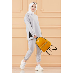 Ensemble décontracté et sport avec parties noires (Vêtement pour femme voilée) -...