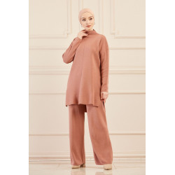 Ensemble ample pour saison automne hiver (Tenue hijab deux pièces : tunique et...