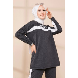Ensemble survêtement deux pièces sweat et pantalon (Hijab sport moderne pas cher) -...